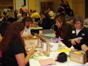 These enthusiastic educators transformed their simple cigar boxes into detailed works of art!
