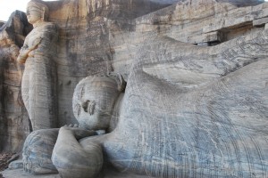 Reclining Buddha (Gal Vihara) at Polonnaruwa