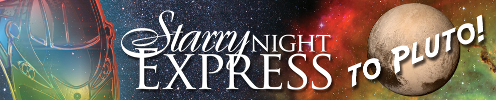 Starry Night Express to Pluto banner