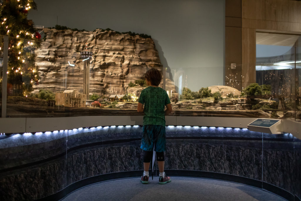 Trains Over Texas is a special exhibit at the Houston Museum of Natural Science.