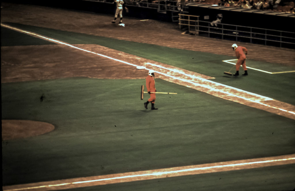 An older photograph of the Astrodome in 1969.